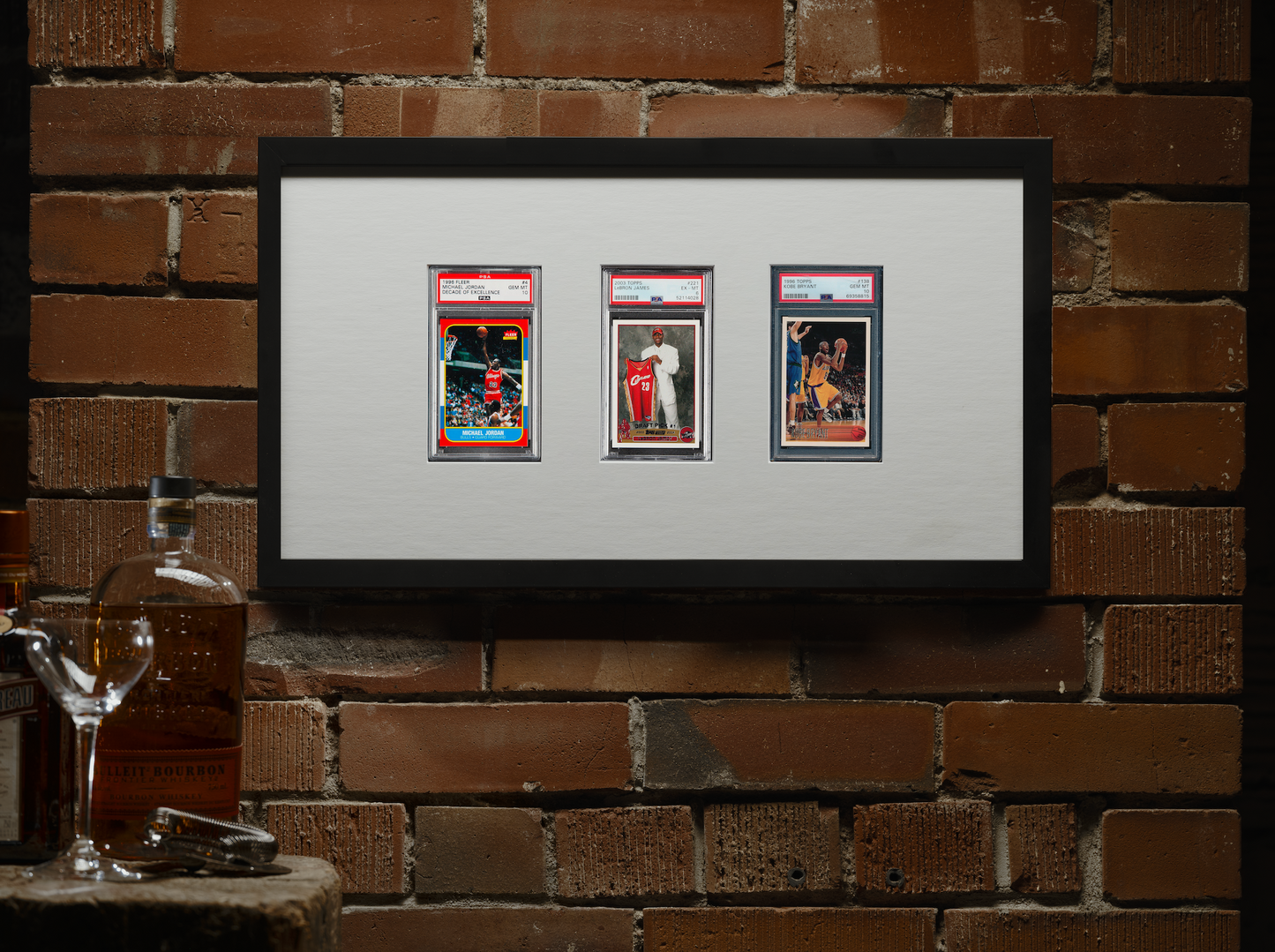 Triple Collectible Cards Display Frame